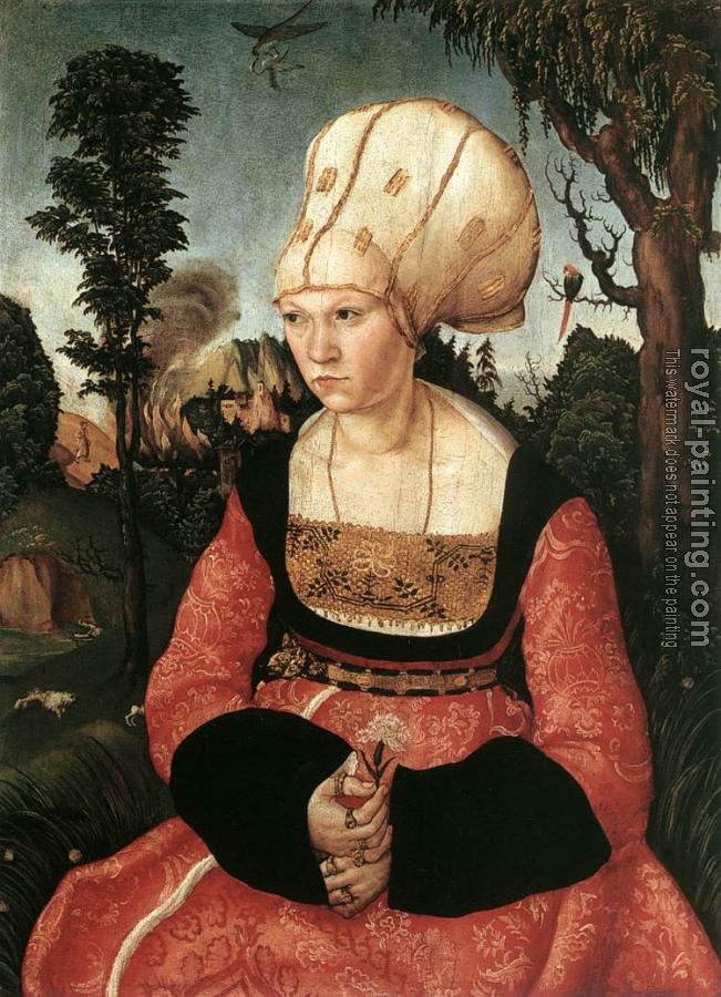 Lucas Il Vecchio Cranach : Portrait of Anna Cuspinian